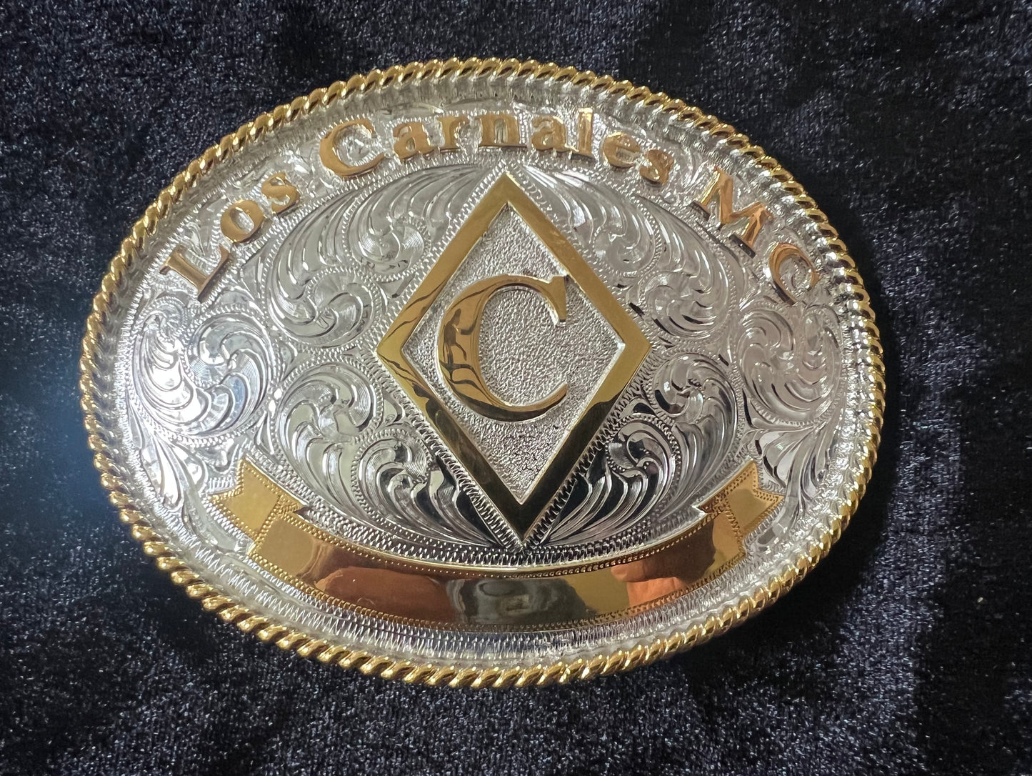 Los Carnales Custom Belt Buckle