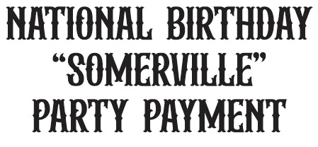 National Birthday Party Payment